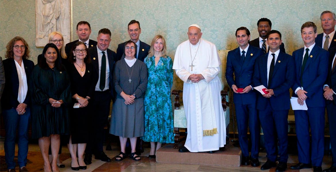 Audiencia Papa Francisco Empresarios Bancos