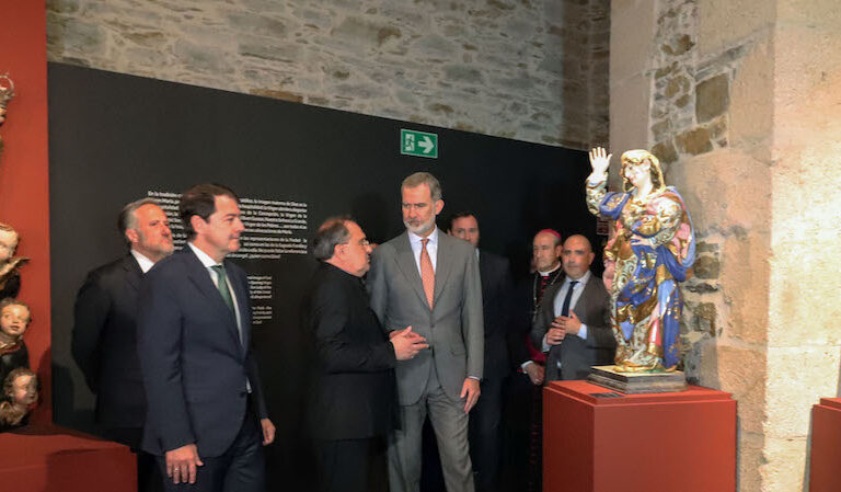 Felipe VI, “encantado” con la muestra ‘Hospitalitas’ de las Edades del Hombre