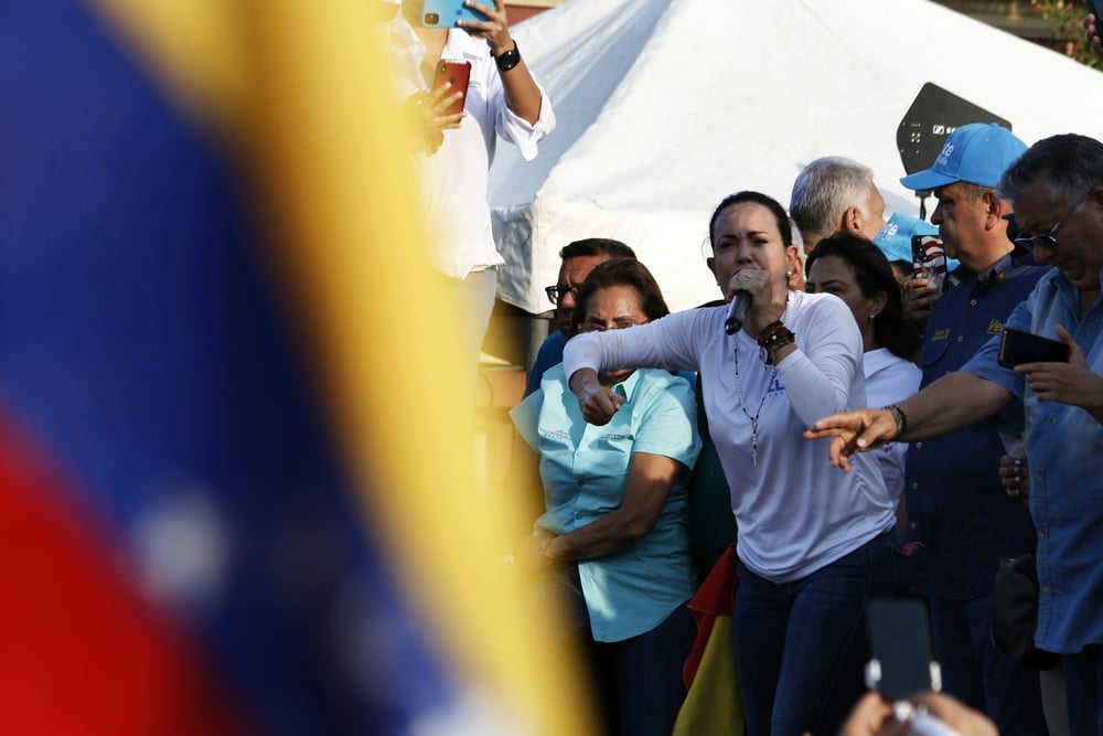 María Corina, líder de la oposición