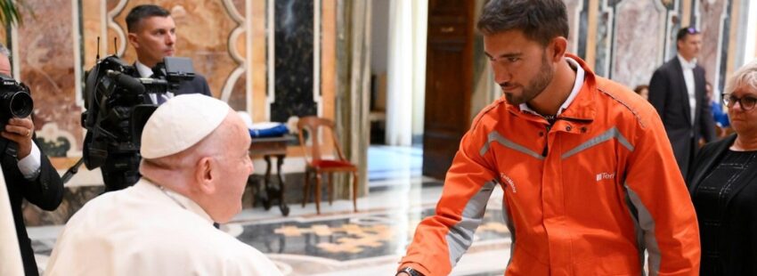 El papa Francisco recibe a los trabajadores de Terna