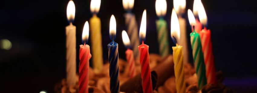Velas de cumpleaños