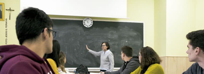 Alumnos de las Hijas de la Caridad, en Madrid