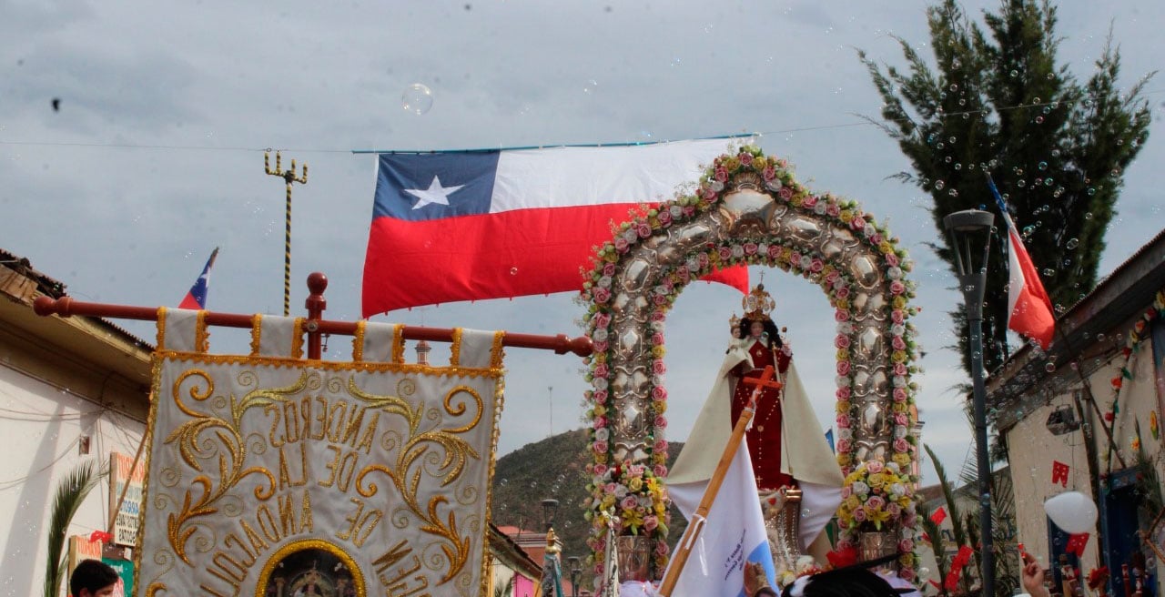 Celebración de la Virgen de Andacollo, en Chile