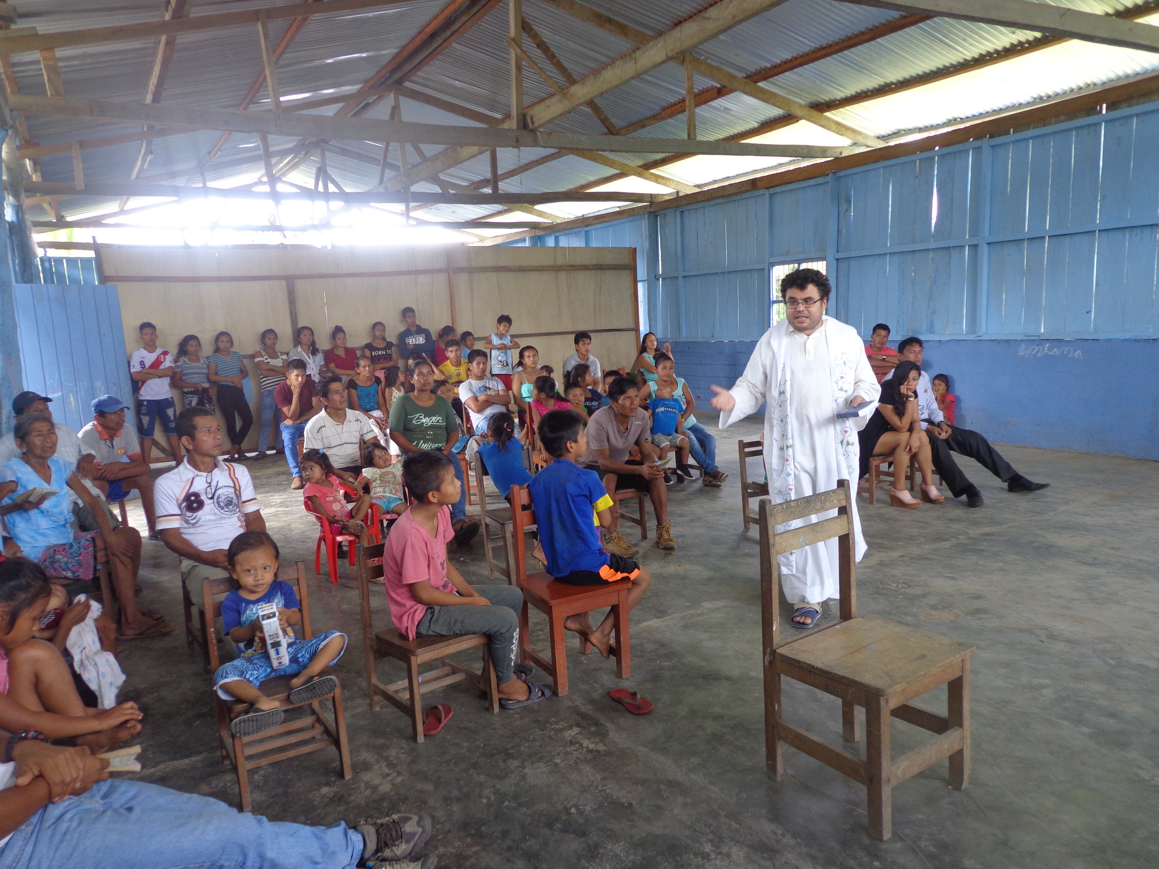 Luis Fernández, misionero en Iquitos, en la Amazonía peruana