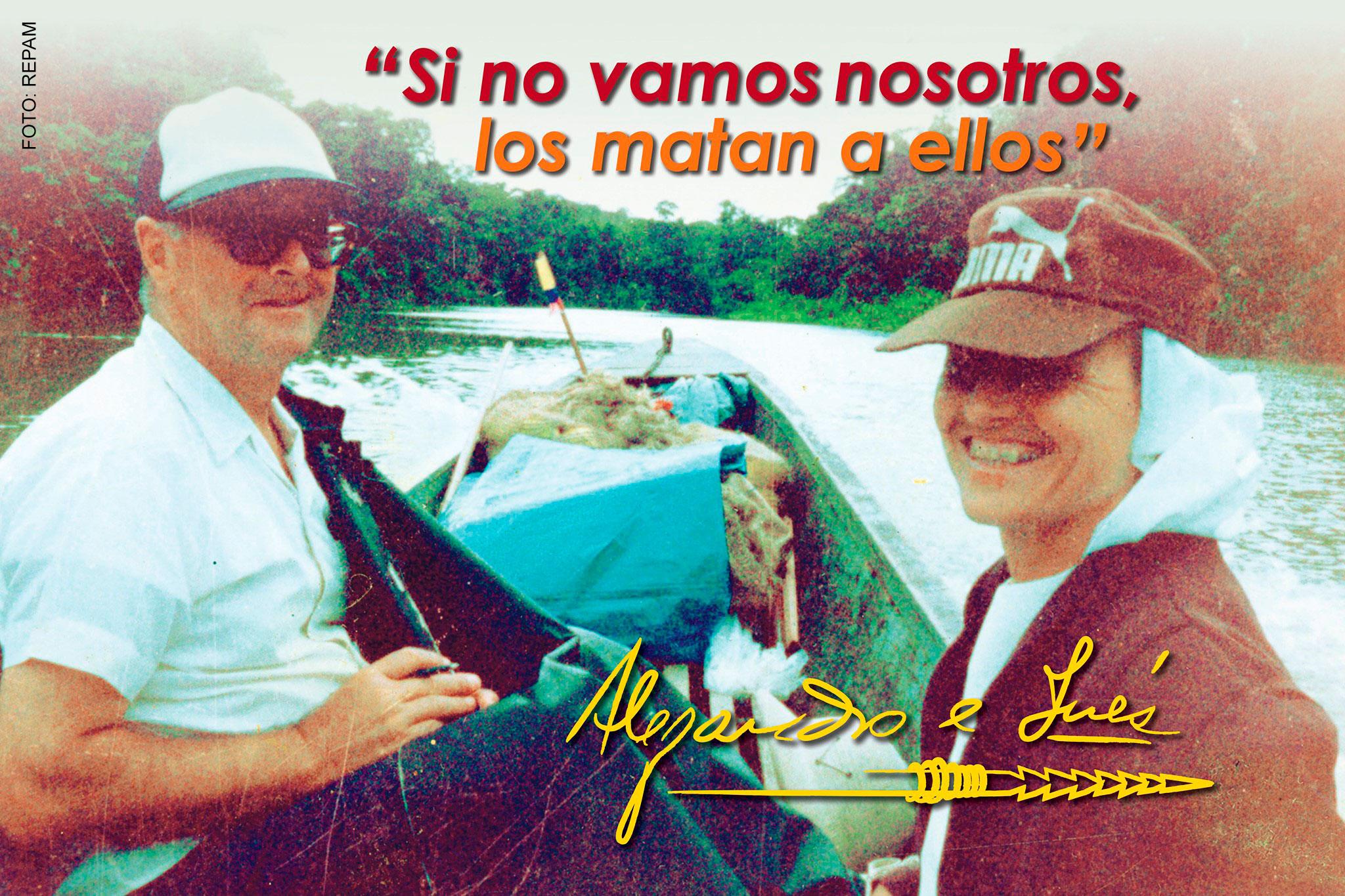 Alejandro Labaka Ugarte e Inés Arango, misioneros