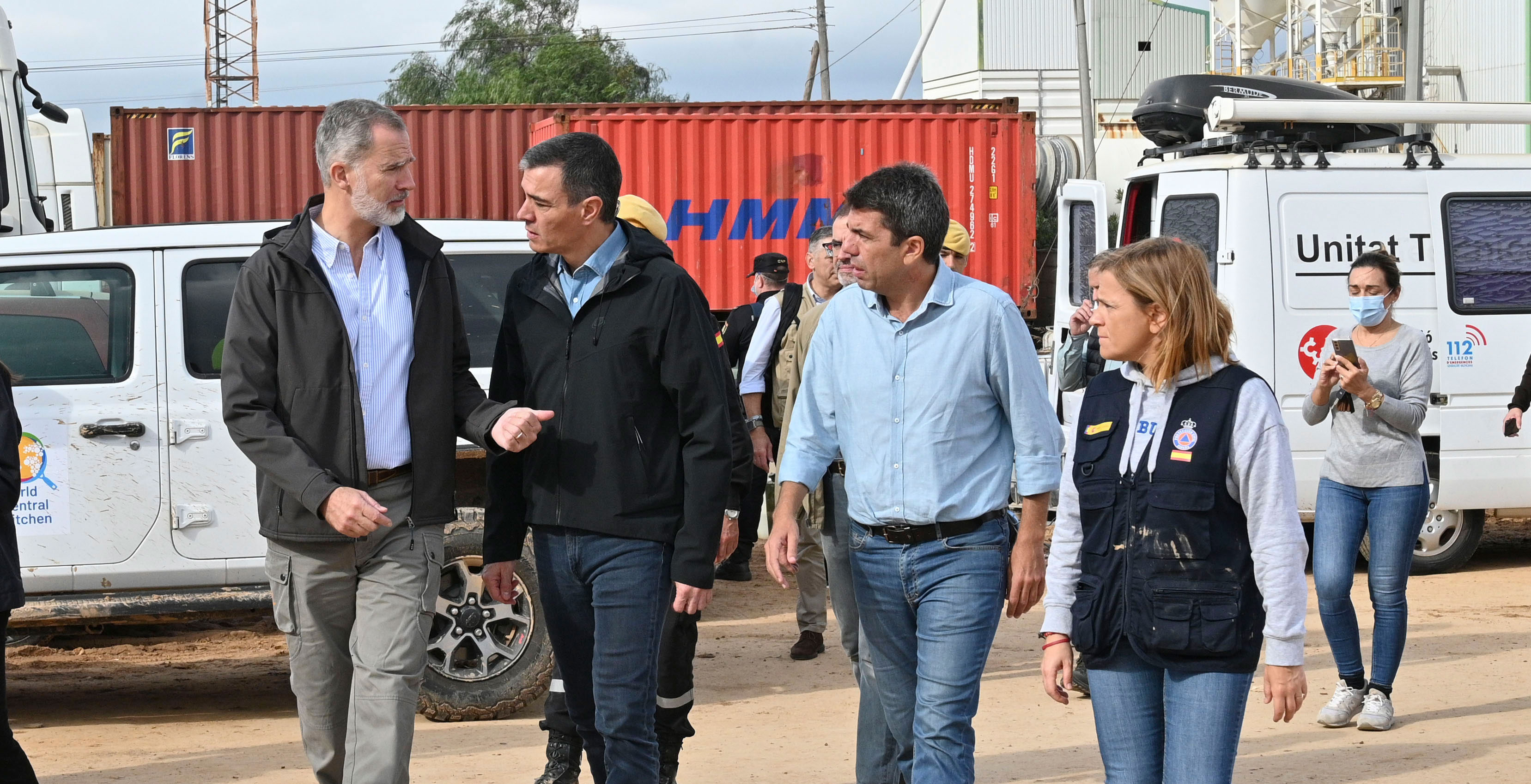 El Rey con Pedro Sánchez en Valencia