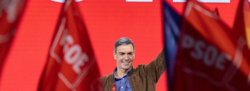 Pedro Sánchez en el 41º Congreso del PSOE en Sevilla