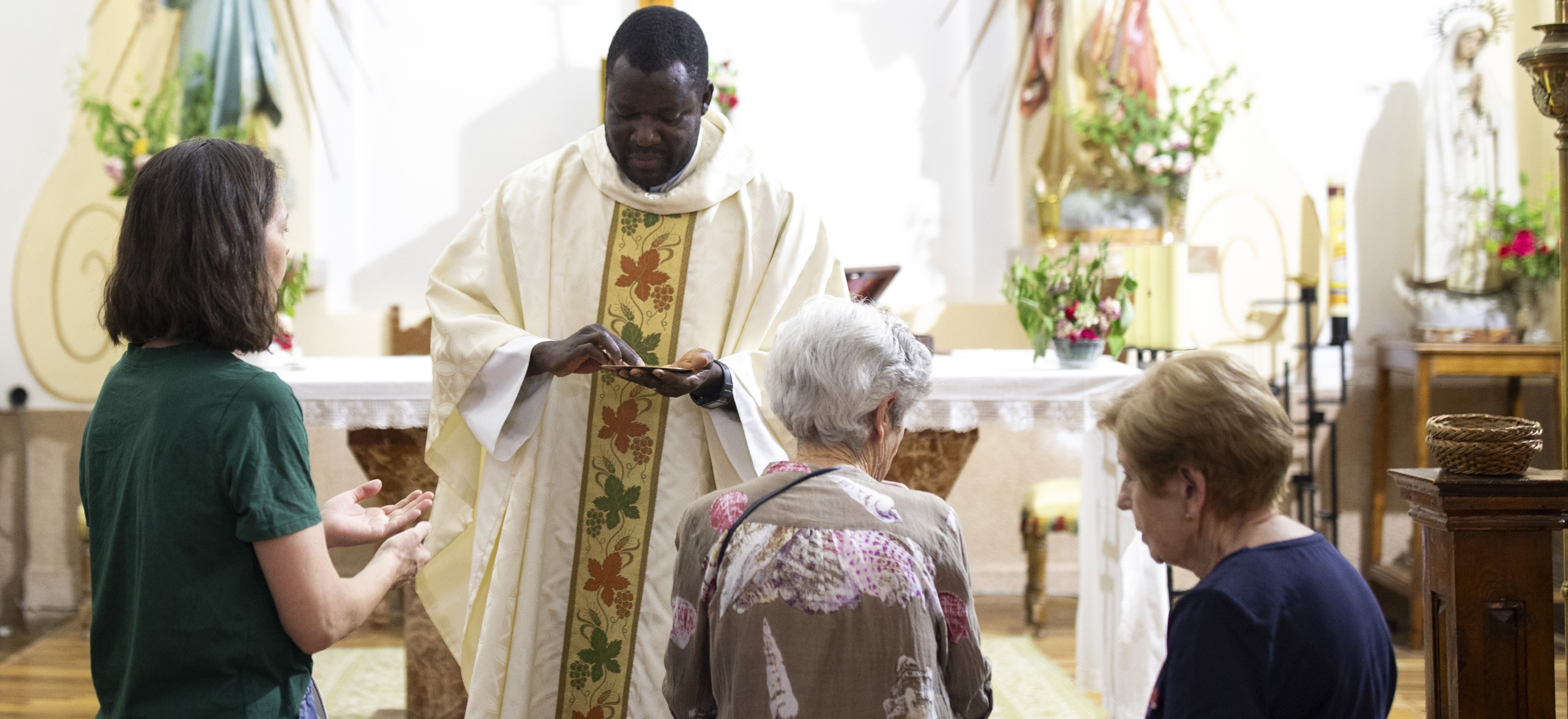 Wenceslao Belem, sacerdote de Burkina Faso en la Diócesis de Sigüenza-Guadalajara. Foto: Jesús