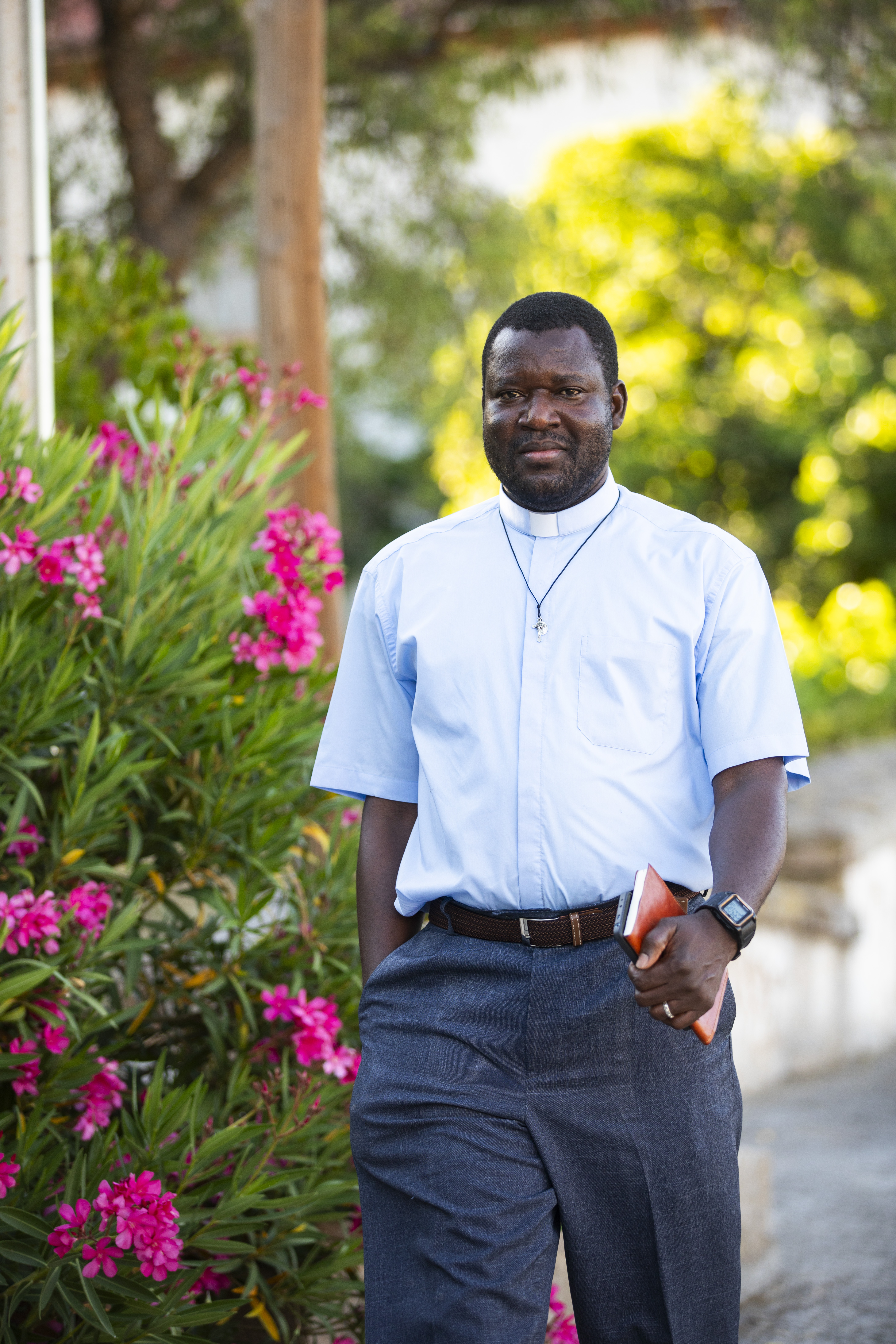 Wenceslao Belem, sacerdote de Burkina Faso en la Diócesis de Sigüenza-Guadalajara. Foto: Jesús