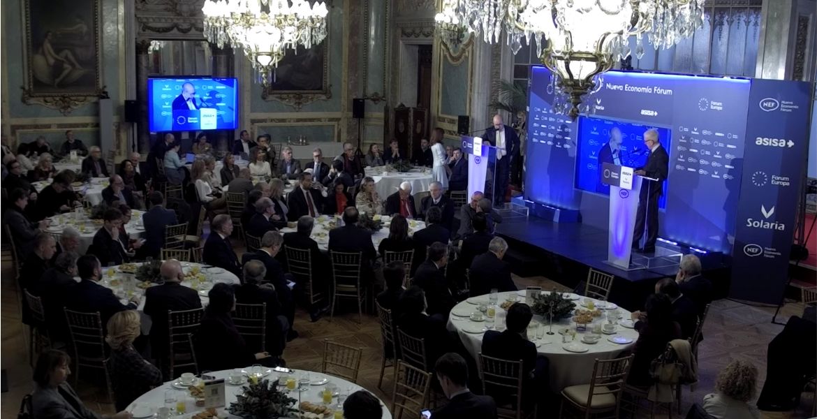 Ponencia de Manuel Bretón, presidente de Cáritas Española durante el desayuno de Nueva Economía