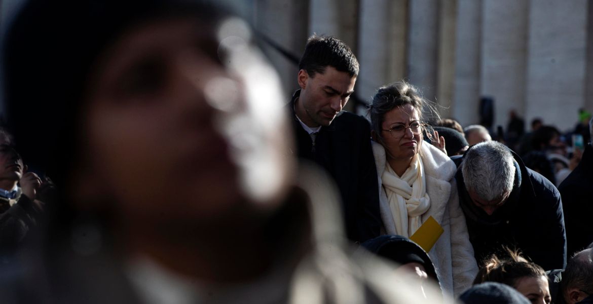 Varios peregrinos, en la bendición 'urbi et orbi'