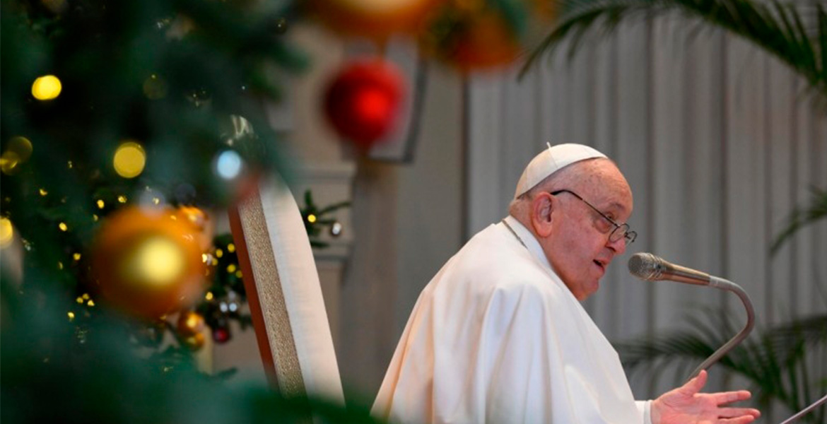 Papa Francisco Navidad Curia Romana Arbol