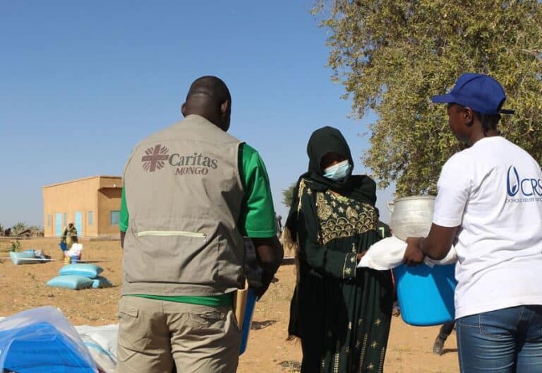 Atención a refugiados sudaneses (fuente: Cáritas)