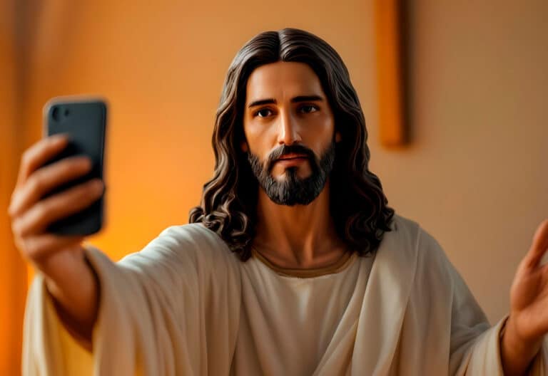 Jesús creado a partir de inteligencia artificial