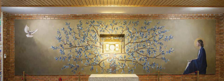 El Árbol de la Vida’ (2016), en la parroquia madrileña de San Juan Crisóstomo.