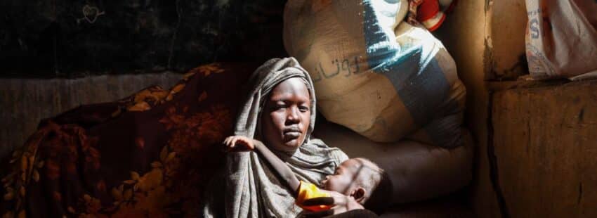 Refugiada sudanesa (fuente: Médicos sin fronteras)