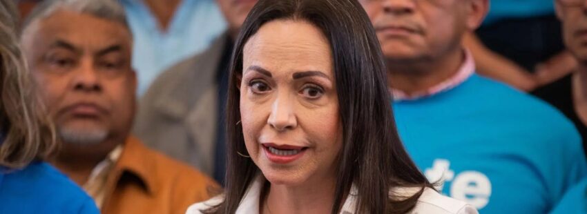 Confirman que María Corina Machado fue interceptada, retenida y forzada a grabar un vídeo