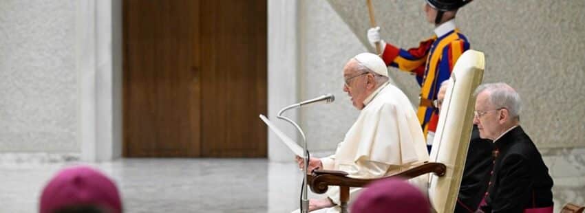 El papa Francisco, en la audiencia del 22 de enero de 2025