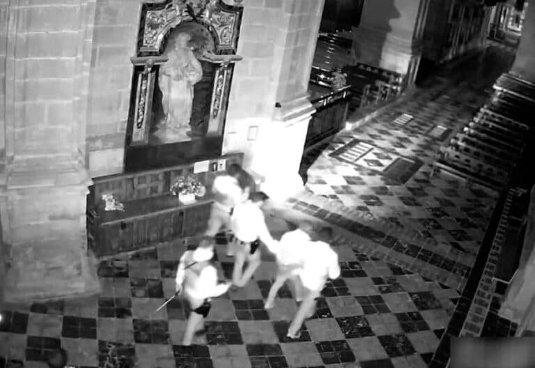 Detención de ladrón en la catedral de Calahorra (fuente: Guardia Civil)