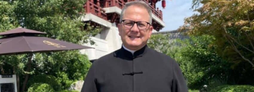 Esteban Aranaz, misionero en Shanghái (fuente: Esteban Aranaz)