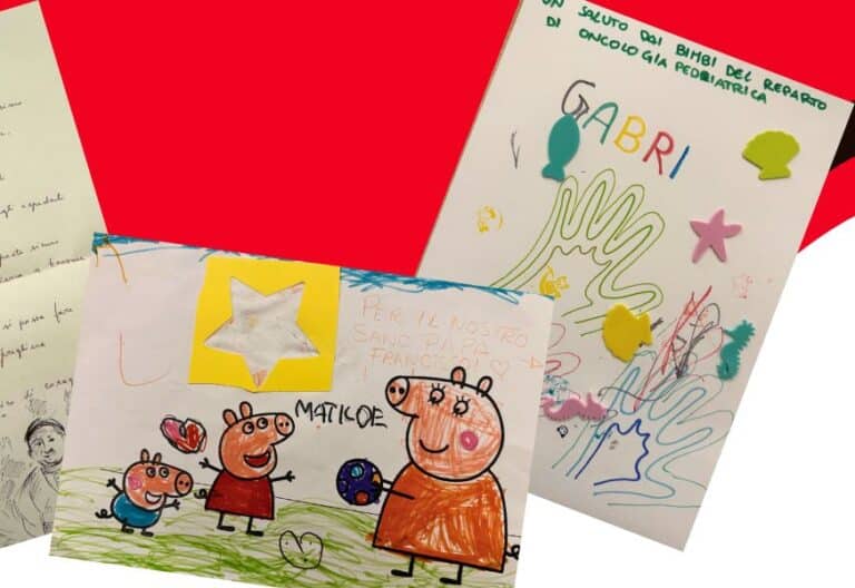Los niños de oncología del Gemelli mandan a Francisco sus dibujos