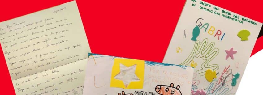 Los niños de oncología del Gemelli mandan a Francisco sus dibujos