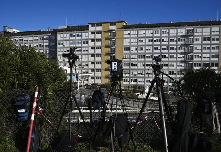 Hospital Gemelli de Roma, donde permanece ingresado del papa Francisco. EFE