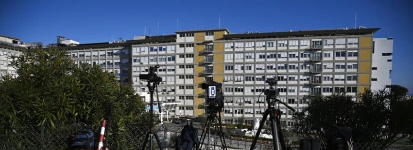 Hospital Gemelli de Roma, donde permanece ingresado del papa Francisco. EFE