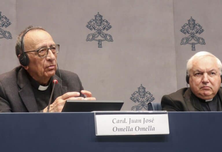 El cardenal arzobispo de Barcelona, Juan José Omella