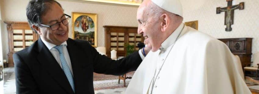 El trino de Gustavo Petro al papa Francisco: “Que no se vaya mi compañero”