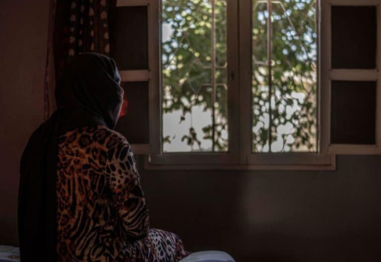 Persona con problemas de salud mental en Senegal (fuente: Orden Hospitalaria)