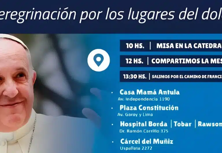 Argentina sella un Pacto de Amor por el papa Francisco peregrinando a las periferias