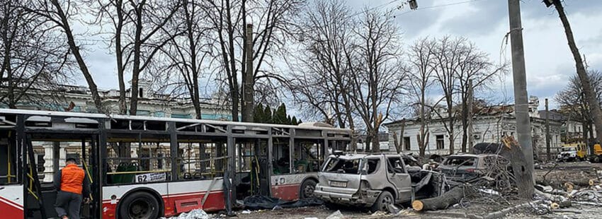 Domingo de Ramos. Atentado ruso en Ucrania