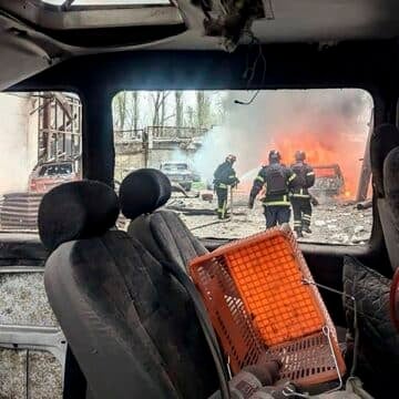 Kryvyi Rih (Ukraine), 02/04/2025.- A handout photo released by the press service of the State