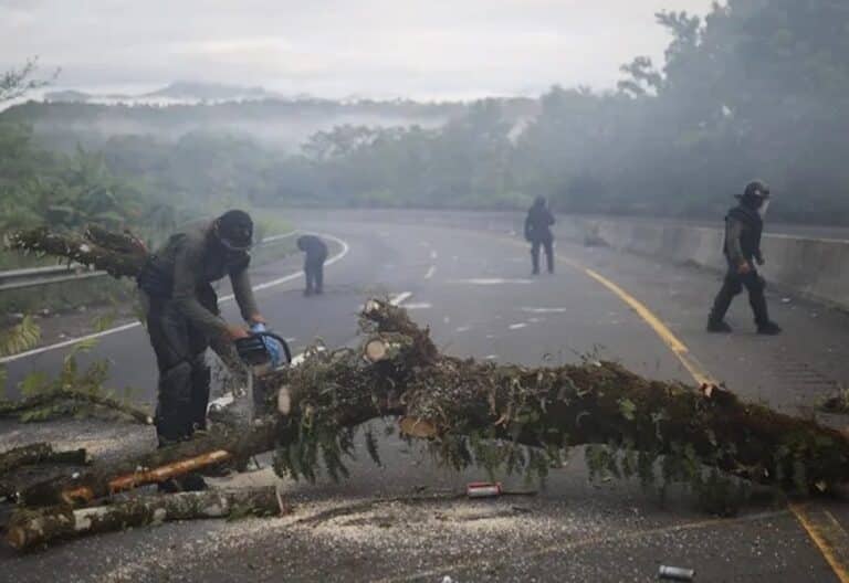 Bloqueo carretero Panamá