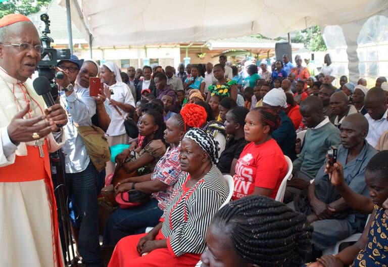 El cardenal de Kenia, John Njue
