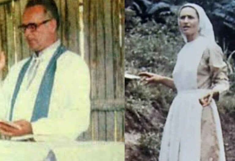 El obispo misionero español Alejandro Labaka y la religiosa colombiana Inés Arango, declarados