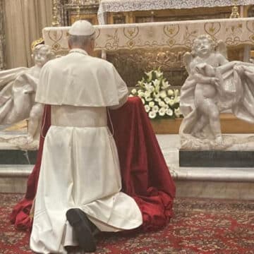 El papa León XIV en su primera salida sorpresa