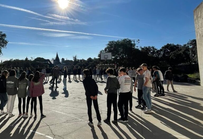 Alumnos del colegio Santa María del Pilar de Madrid