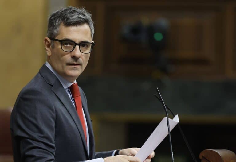 Félix Bolaños, en el Congreso de los Diputados