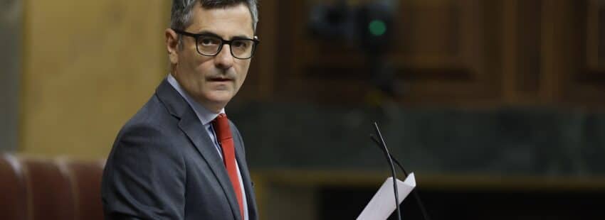 Félix Bolaños, en el Congreso de los Diputados