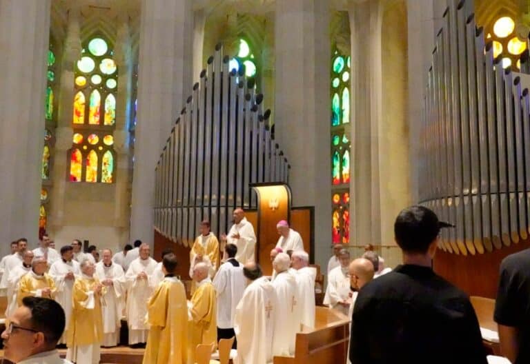 Misa venerable Gaudí. Sagrada Familia. cardenal Juan José Omella
