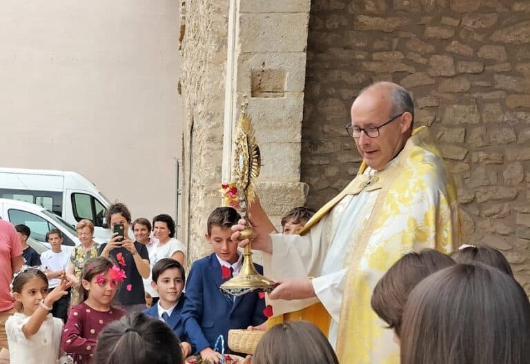 José Antonio Satué, en el Corpus Christi 2025