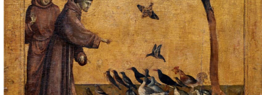 Francisco de Asís predicando a los pajarillos (Giotto)