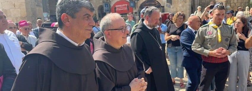 El nuevo custodio de Tierra Santa aterriza en Jerusalén “en el momento más grave que ha vivido