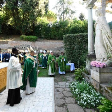 Misa por la Custodia de la Creación celebrada por León XIV en Castel Gandolfo