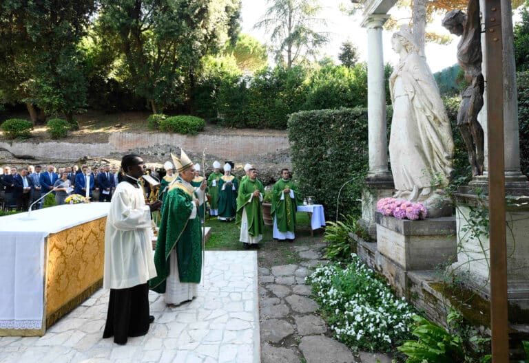 Misa por la Custodia de la Creación celebrada por León XIV en Castel Gandolfo