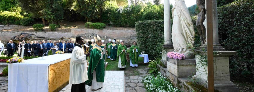 Misa por la Custodia de la Creación celebrada por León XIV en Castel Gandolfo
