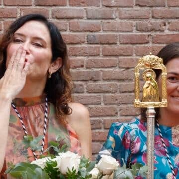 Isabel Díaz Ayuso, en la fiesta de la Virgen de la Paloma