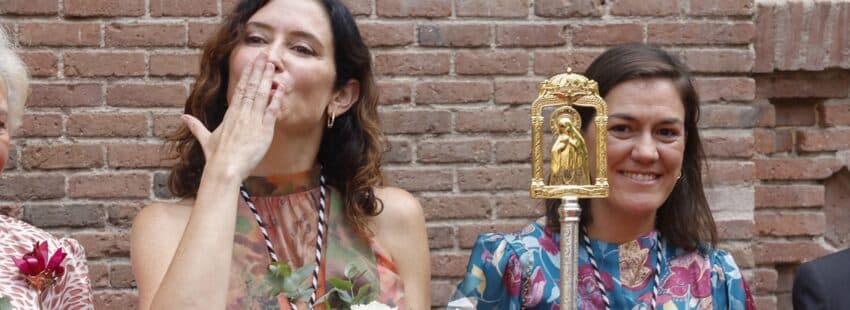 Isabel Díaz Ayuso, en la fiesta de la Virgen de la Paloma